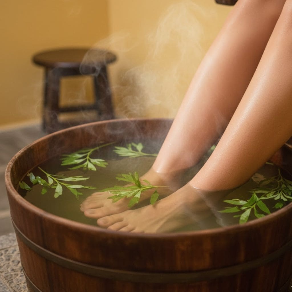 The 15-Minute Foot Soak in Wormwood Water I Brought Home From Asia