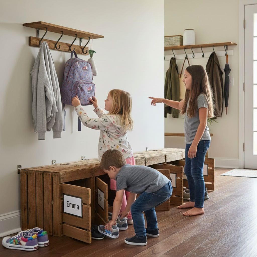 I Designed The Entrance Door for Three Kids