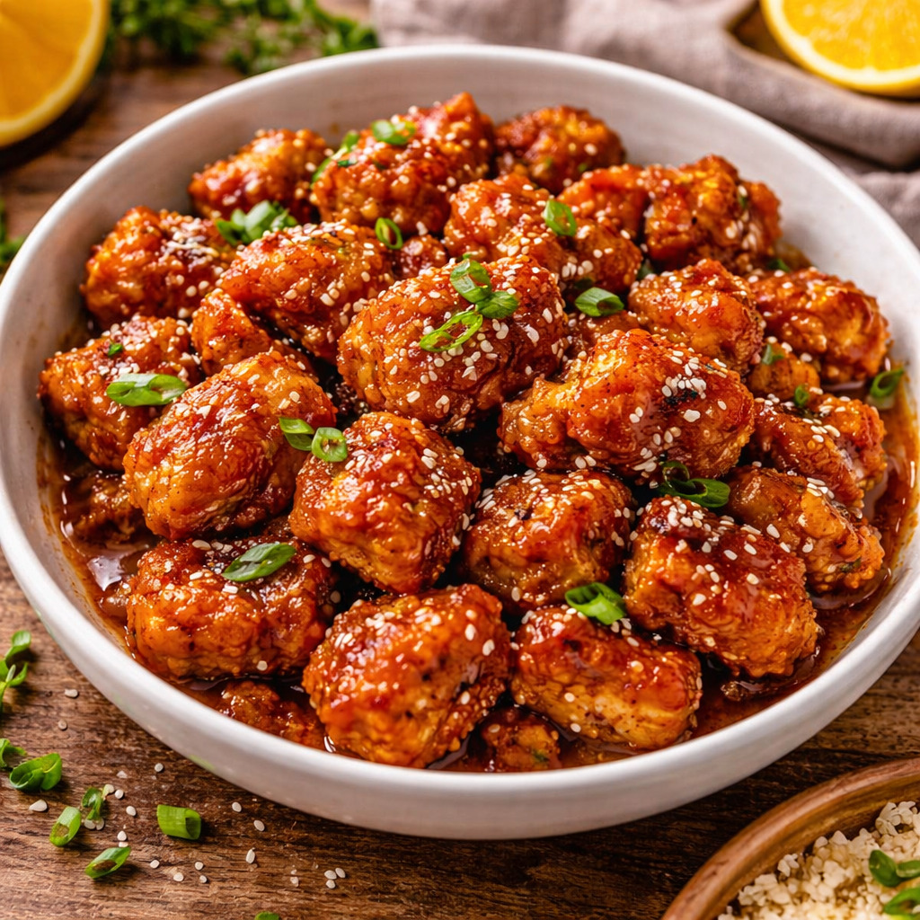 Crispy Baked Orange Chicken