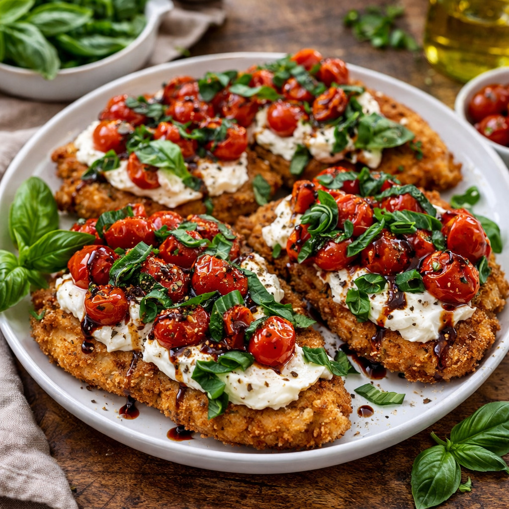 Crispy Italian Basil Chicken Cutlets