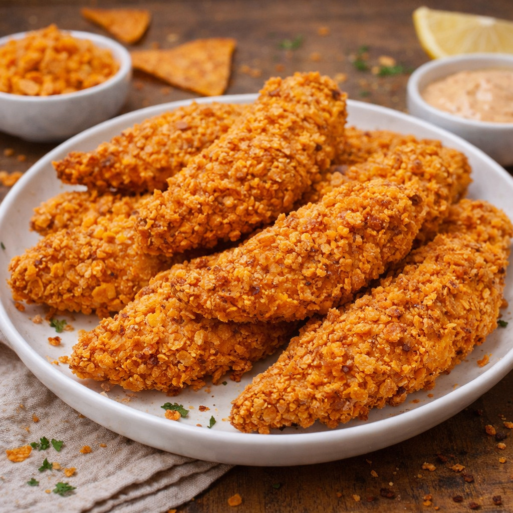 Crispy Doritos Crusted Chicken Tenders